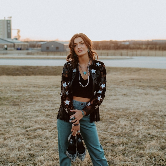 Leather Star Jacket - Picture 3 of 9